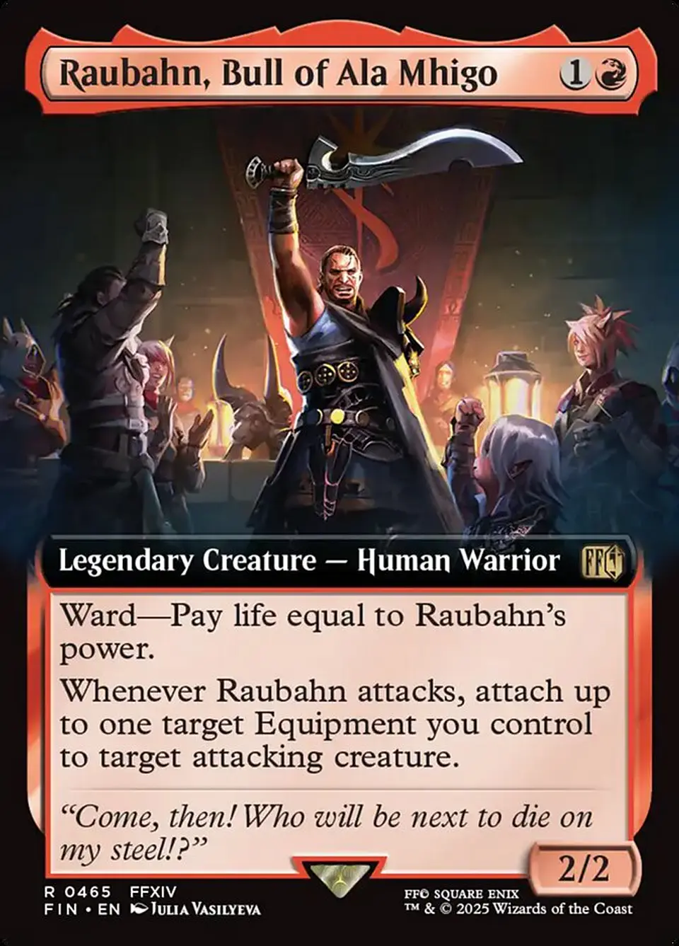 Raubahn, Bull of Ala Mhigo (Extended Art) 1