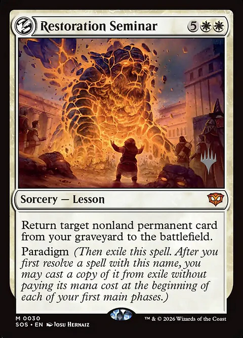 Restoration Seminar (Promo Pack)