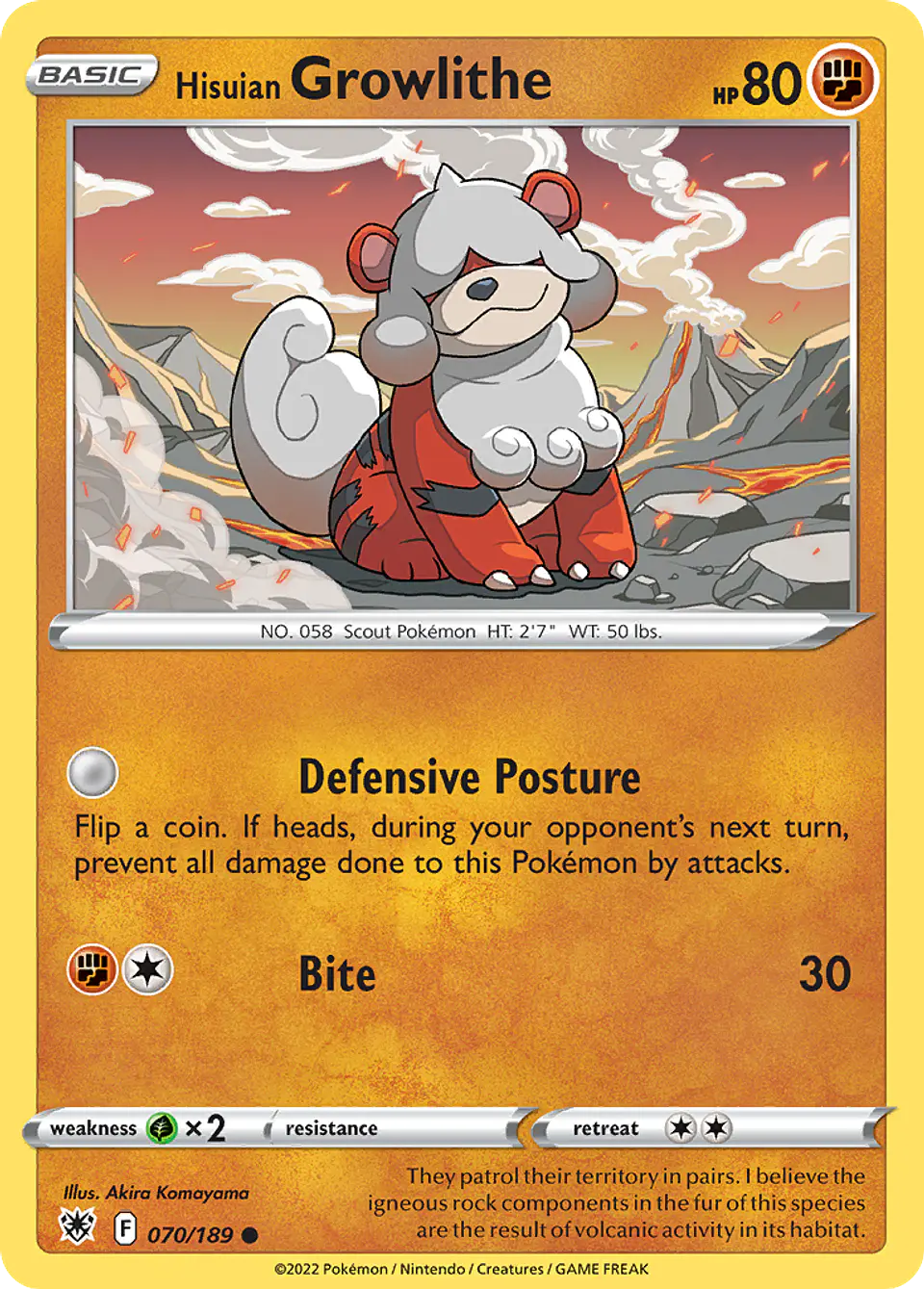 Hisuian Growlithe 1