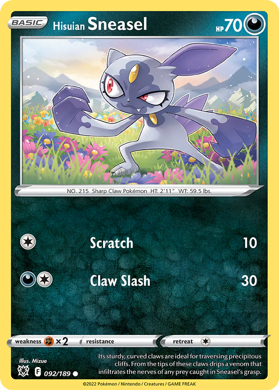Hisuian Sneasel 1