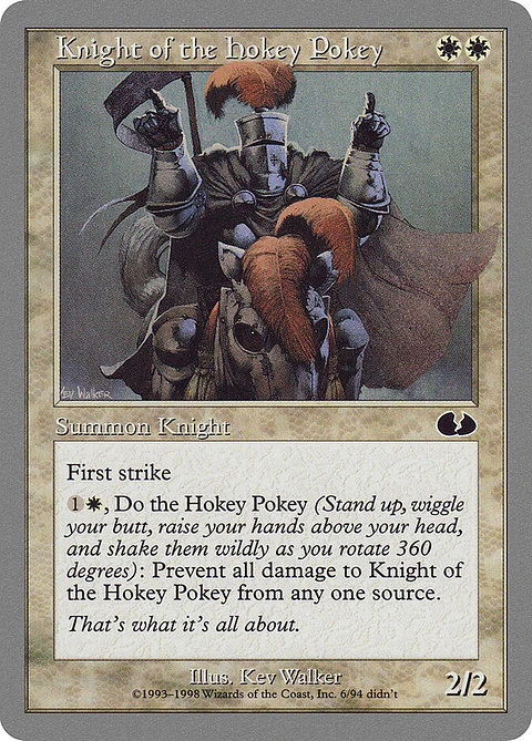 Knight of the Hokey Pokey (Retro Frame)