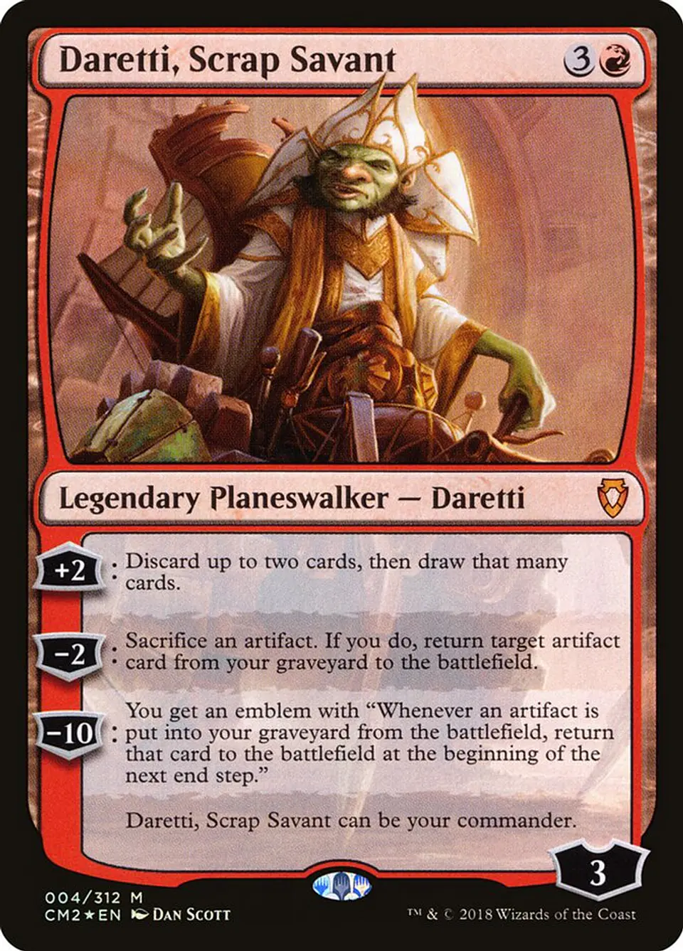 Daretti, Scrap Savant 1