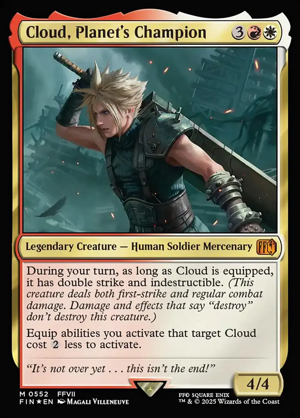 Cloud, Planet's Champion 1