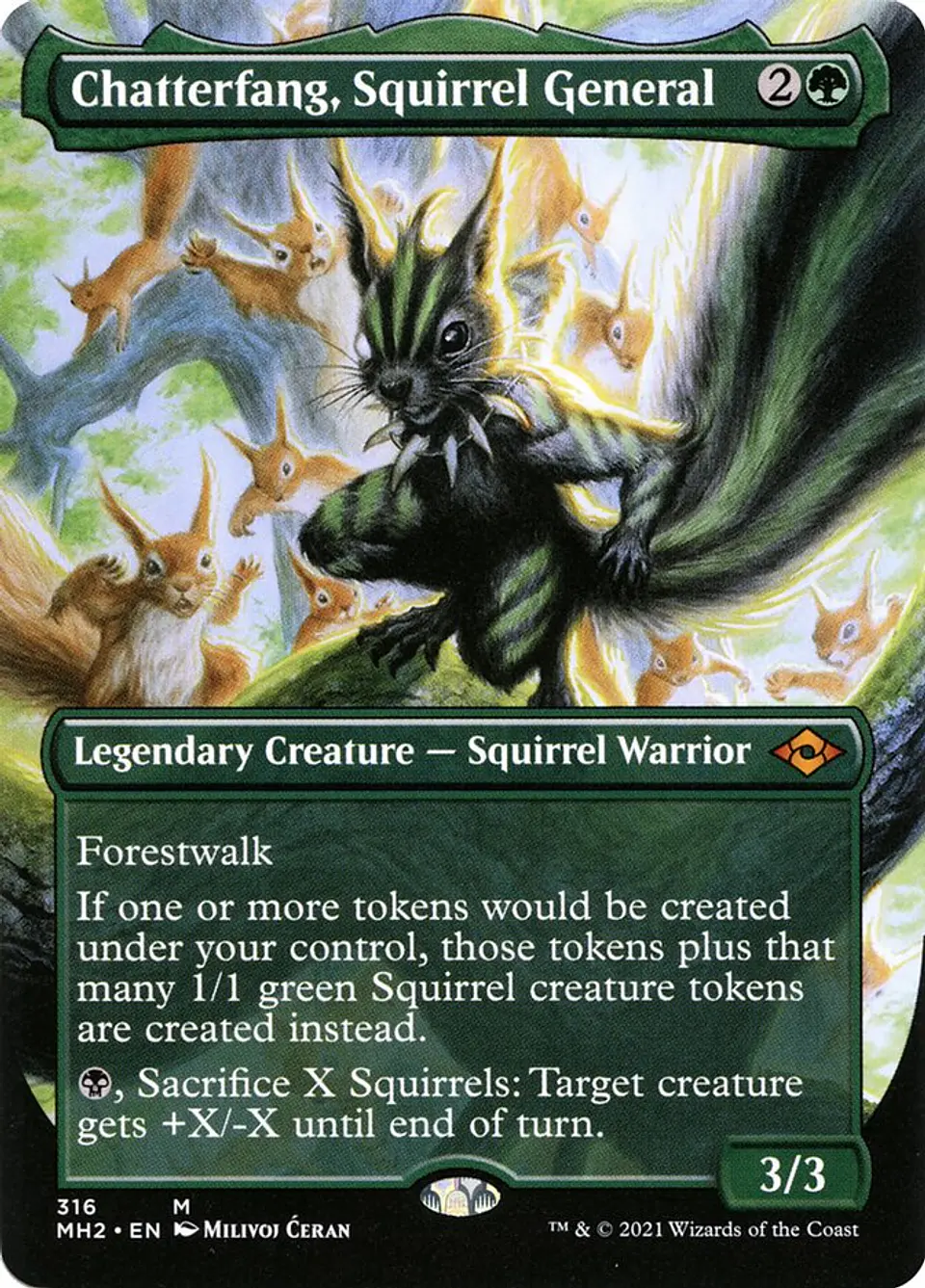 Chatterfang, Squirrel General (Borderless) 1