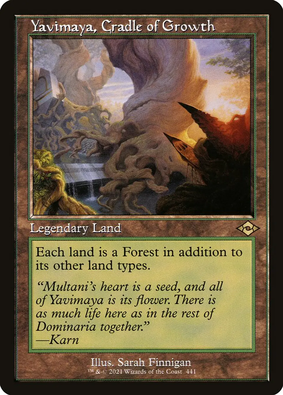 Yavimaya, Cradle of Growth (Retro Frame) 1