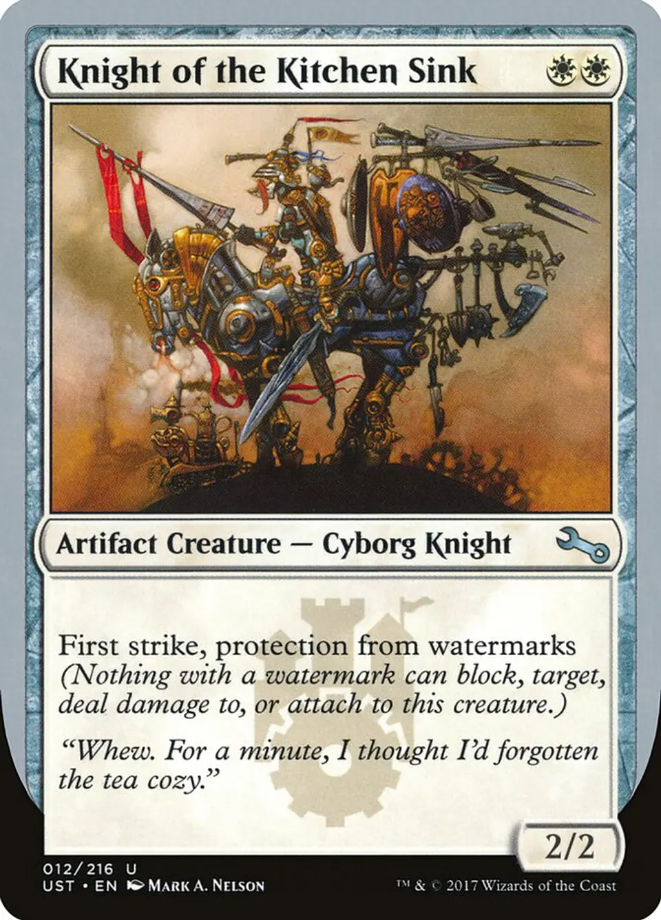 Knight of the Kitchen Sink 1