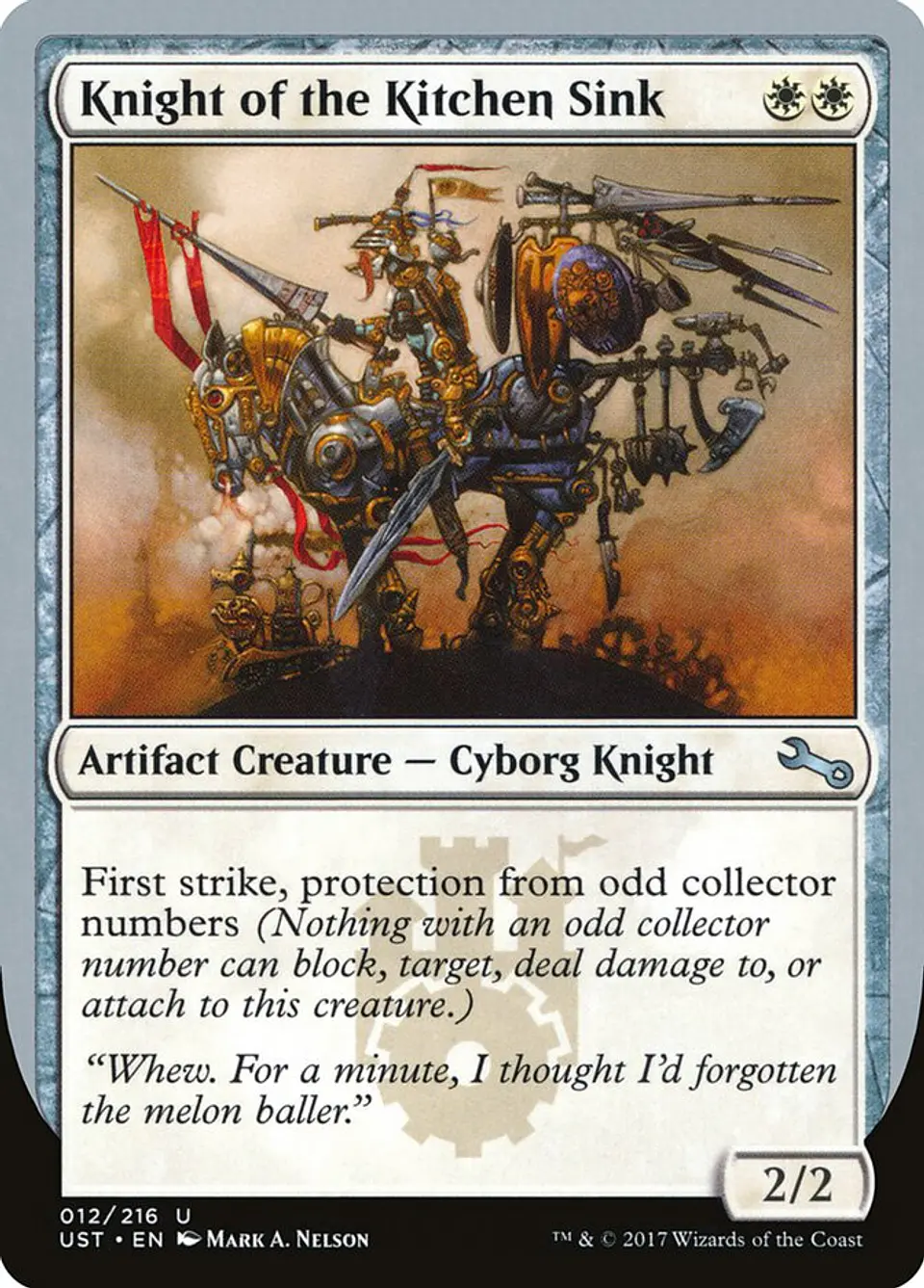 Knight of the Kitchen Sink 1