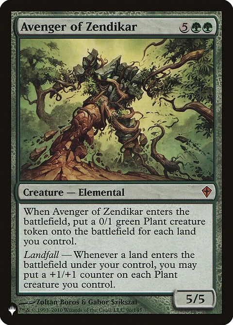 Avenger of Zendikar (The List)