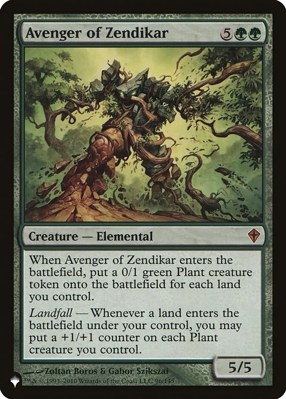 Avenger of Zendikar (The List) 1