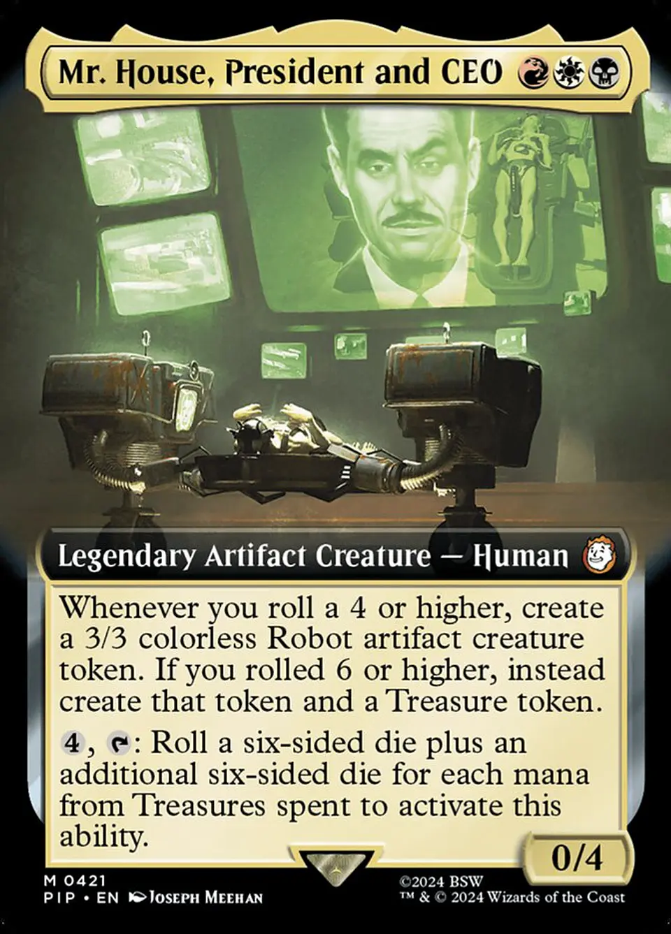 Mr. House, President and CEO (Extended Art) 1
