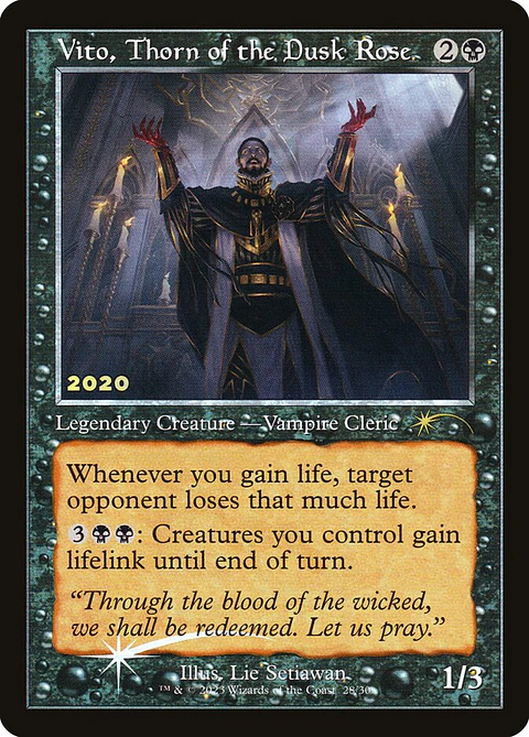 Vito, Thorn of the Dusk Rose (Promo) (Retro Frame)