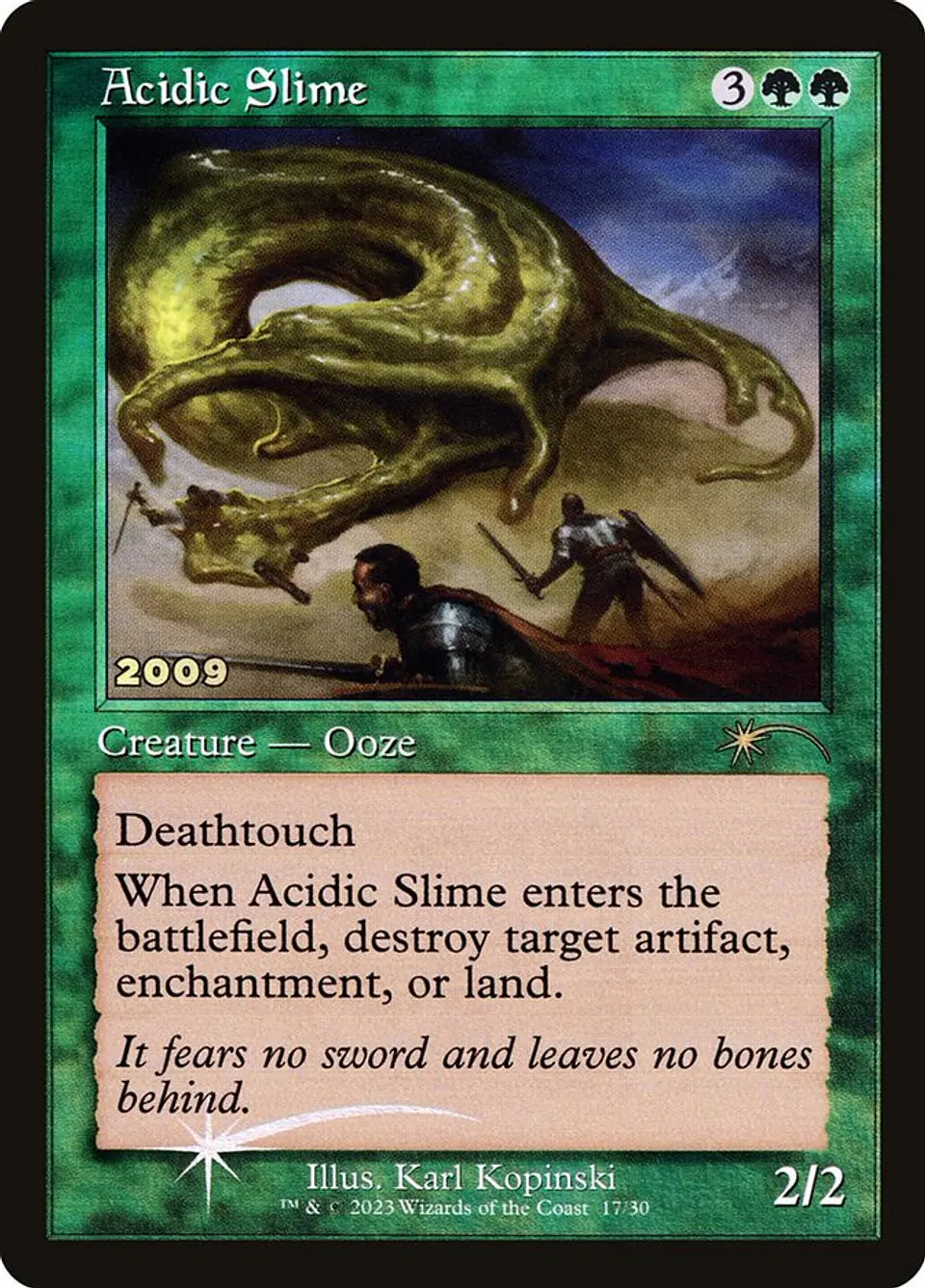 Acidic Slime (Promo) (Retro Frame) 1
