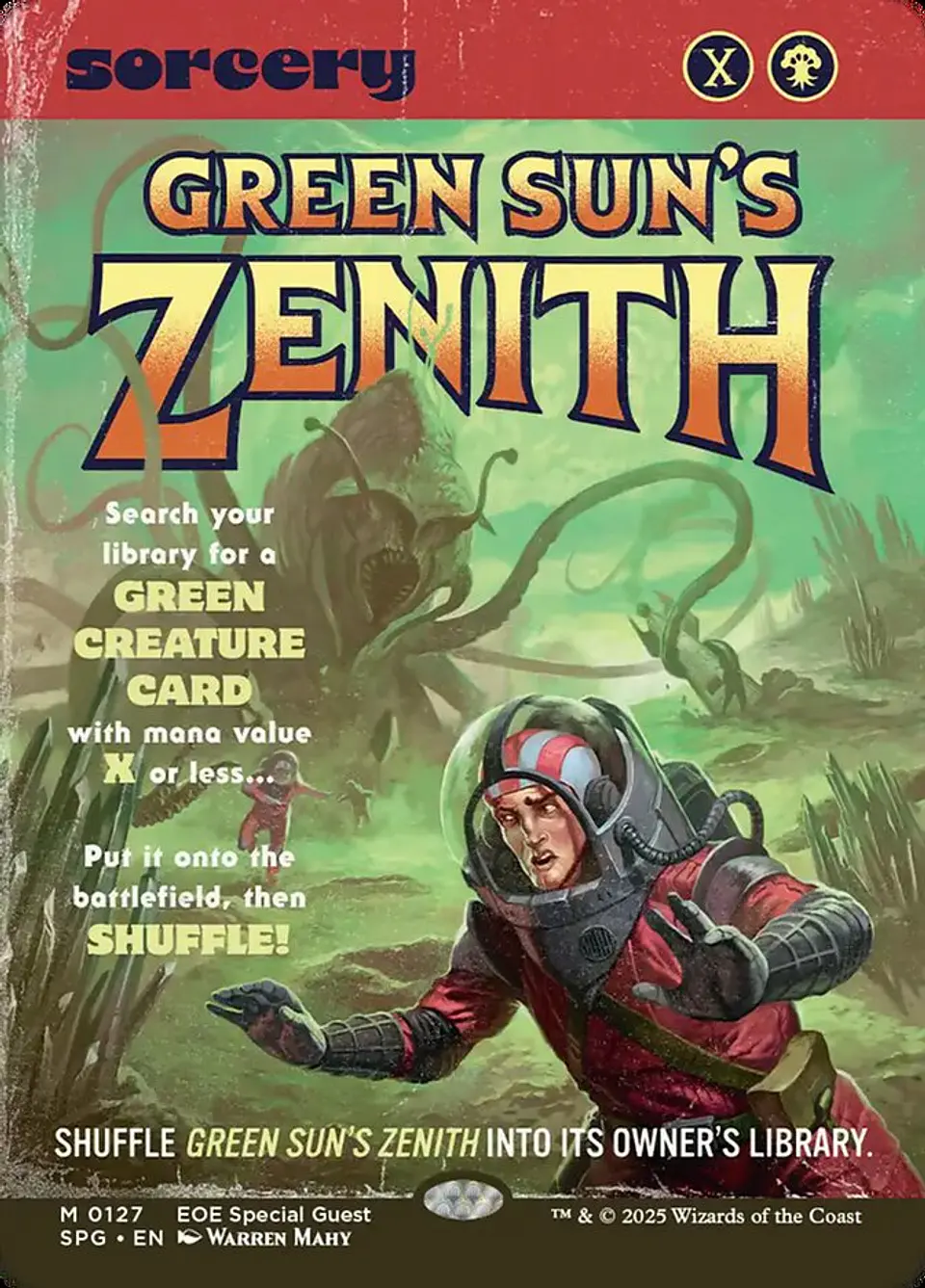 Green Sun's Zenith (Borderless) 1