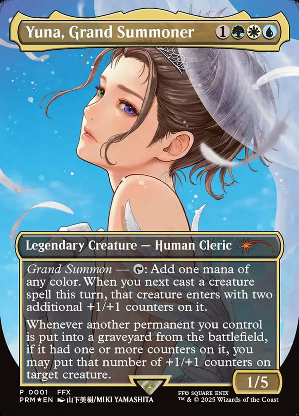 Yuna, Grand Summoner (Borderless) 1