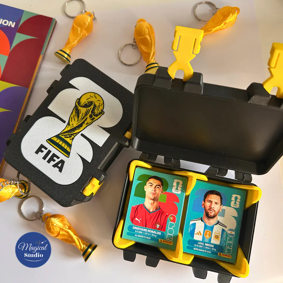 Caja de almacenamiento Láminas Mundial 1