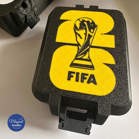 Caja de almacenamiento Láminas Mundial modelo 2