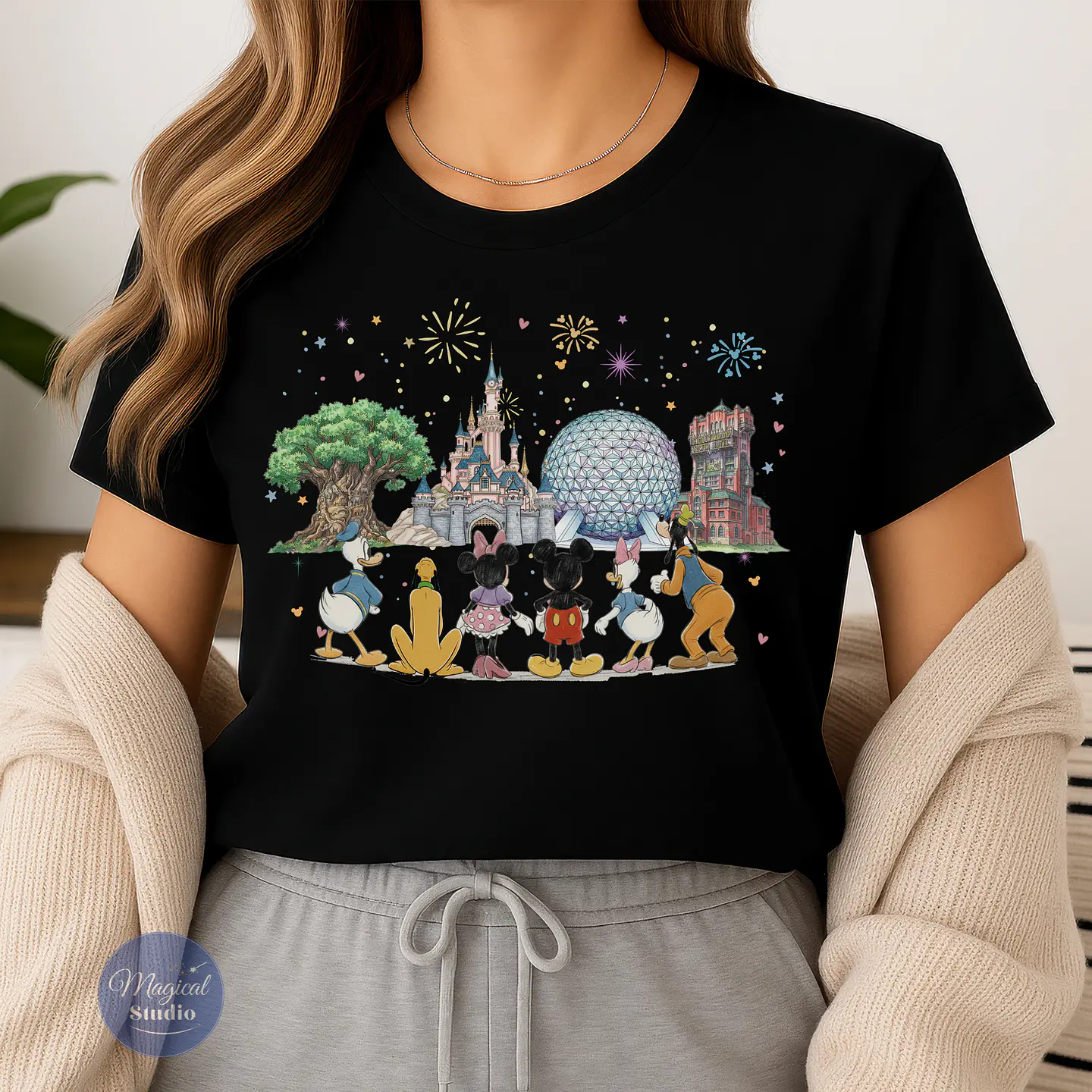 Polera 4 parques Disney Word 1