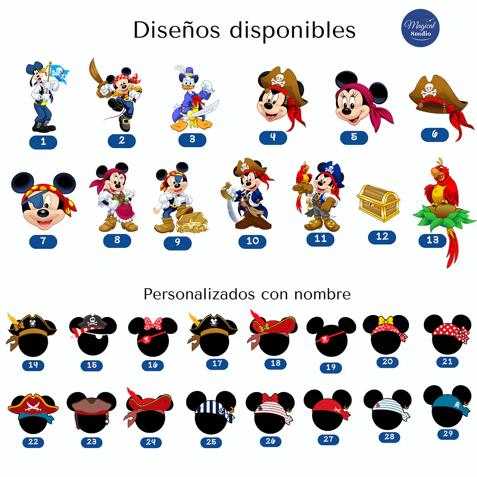 Pack Imanes Pirata 2