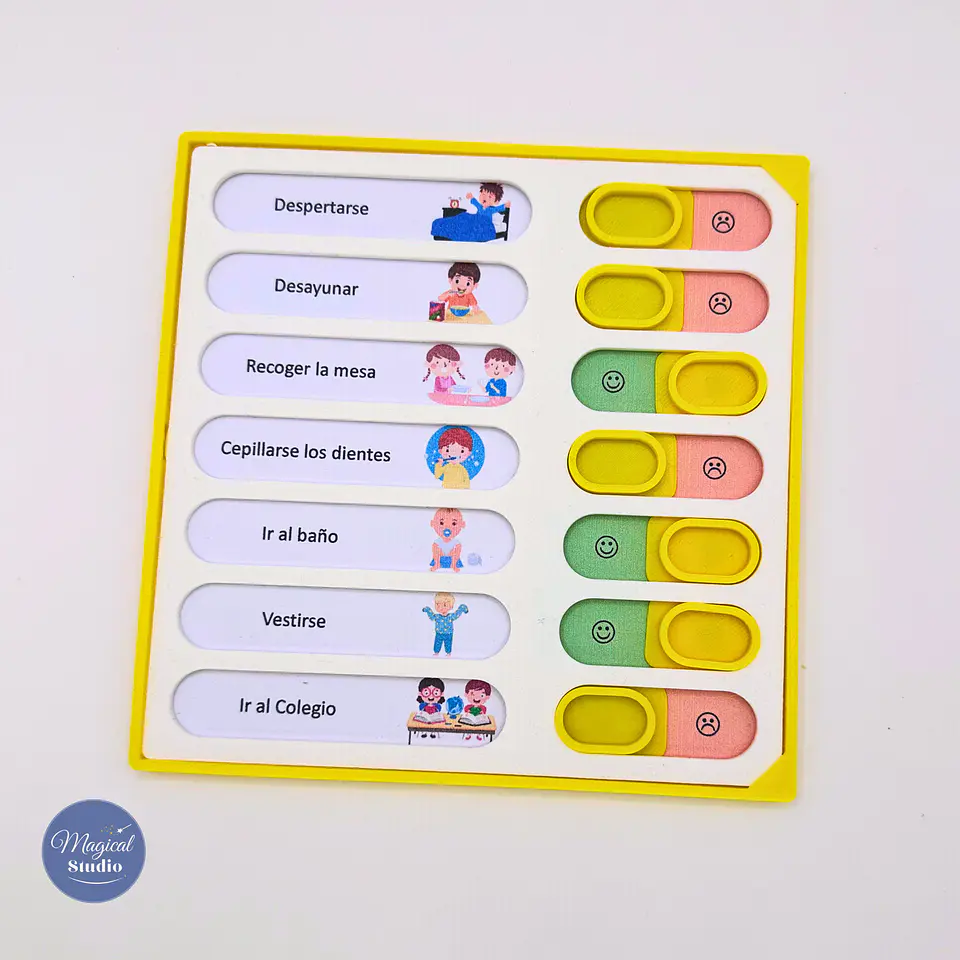 Panel personalizado de Rutinas diarias 1