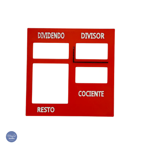 Regleta para divisiones