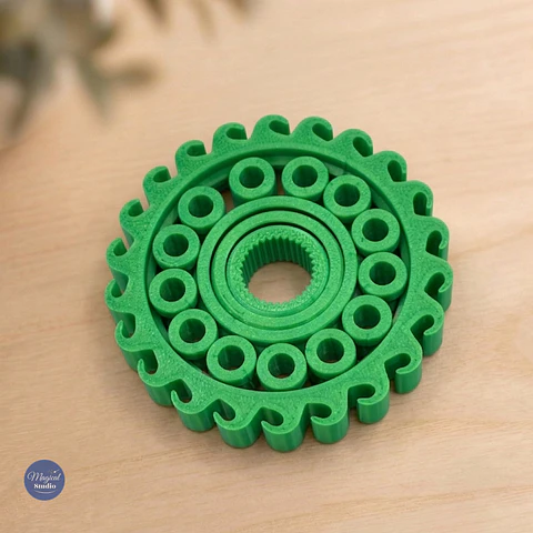 Spinner Sensorial Ondulado