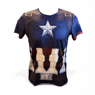 Capitan America M/Corta
