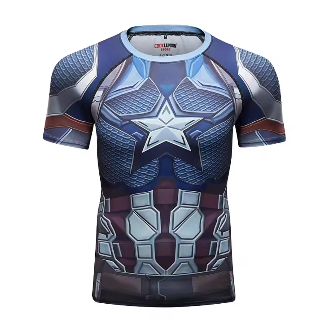 Capitan America M/Corta 1