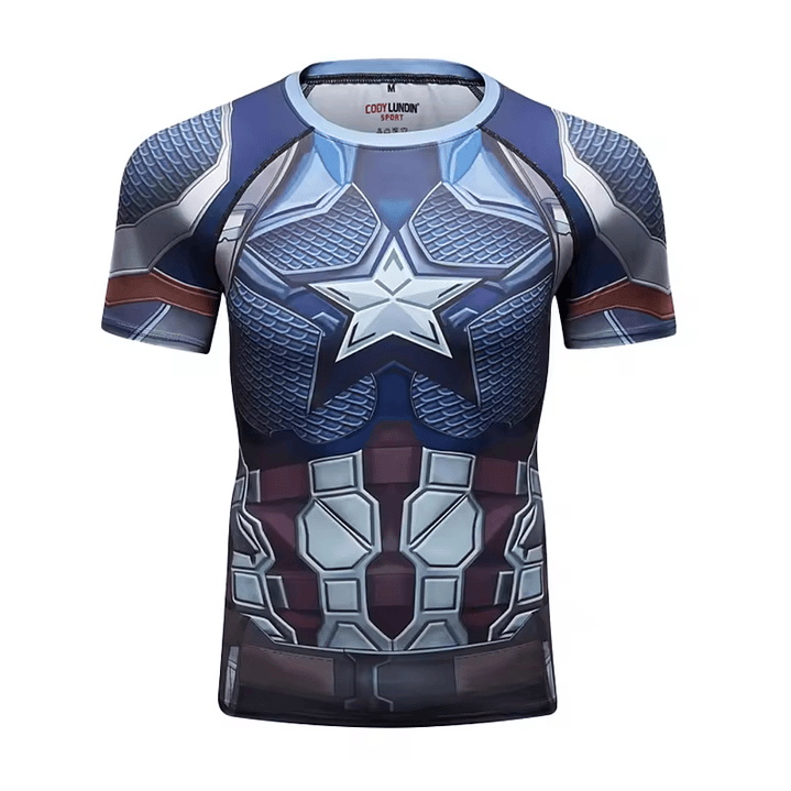 Capitan America M/Corta 1