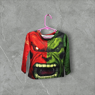 Polera Hulk niño