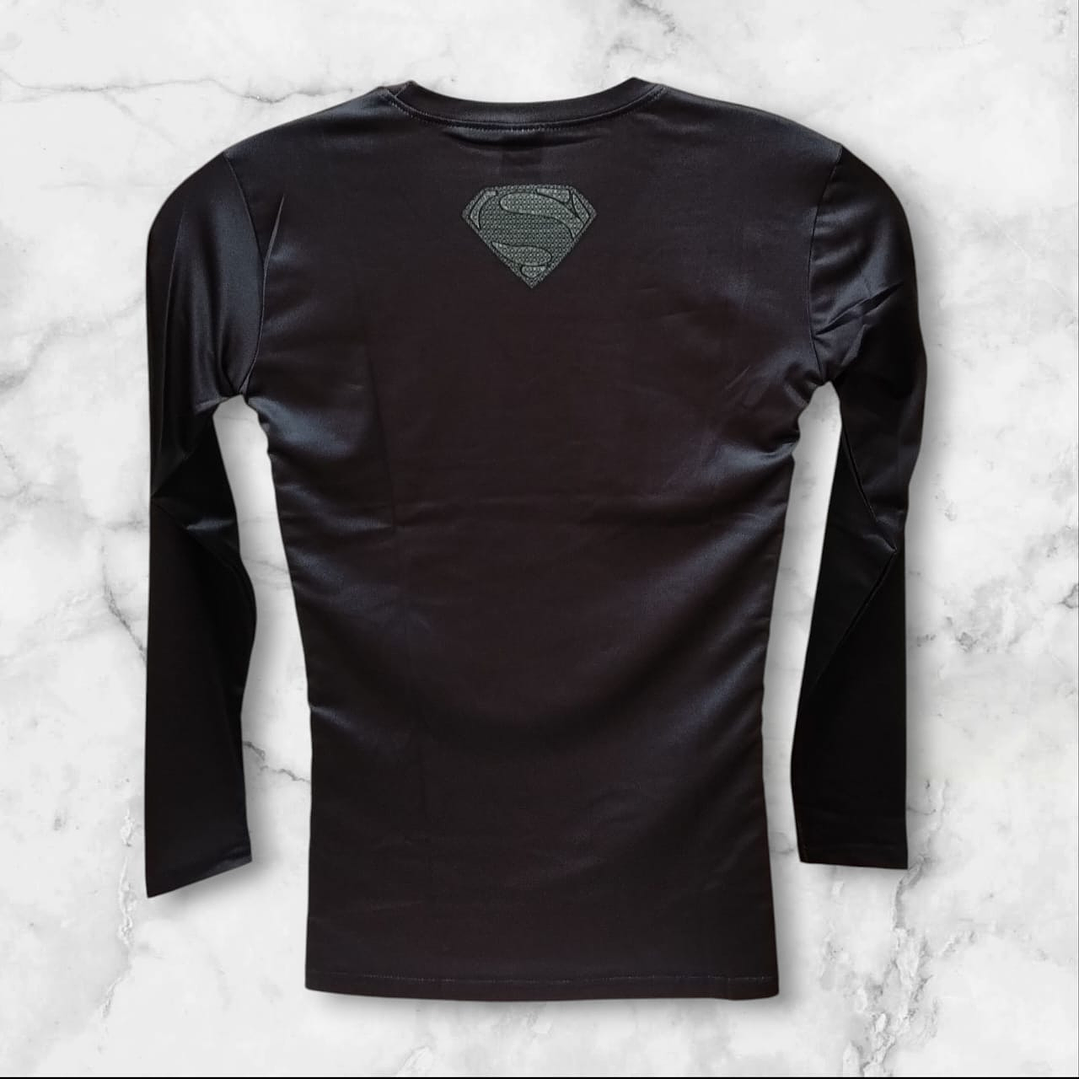 Super man Black M/larga 2