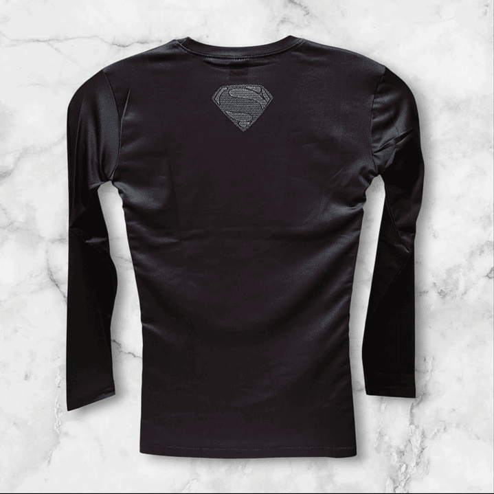 Super man Black M/larga 2