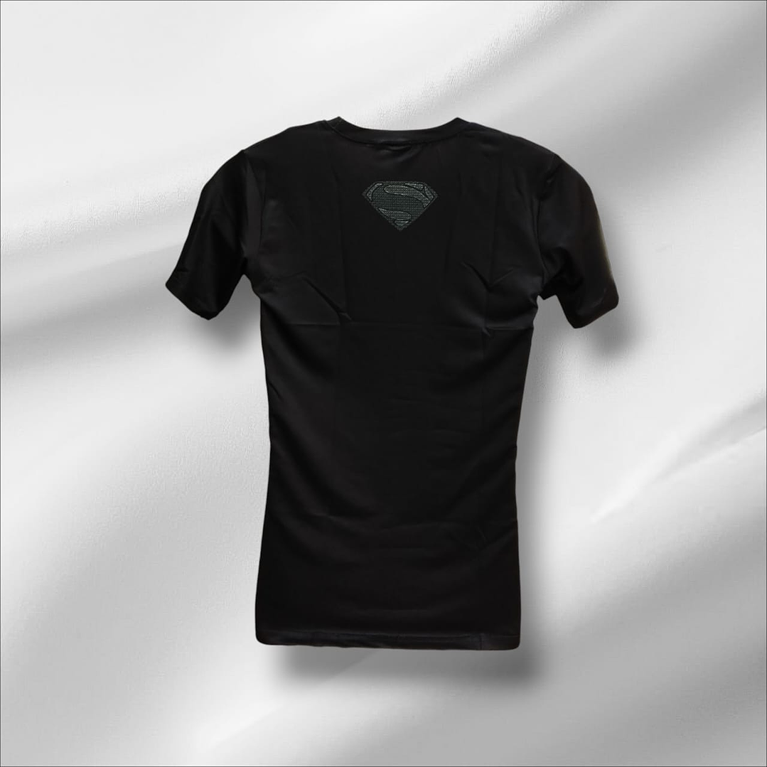Super Man Black M/corta 2