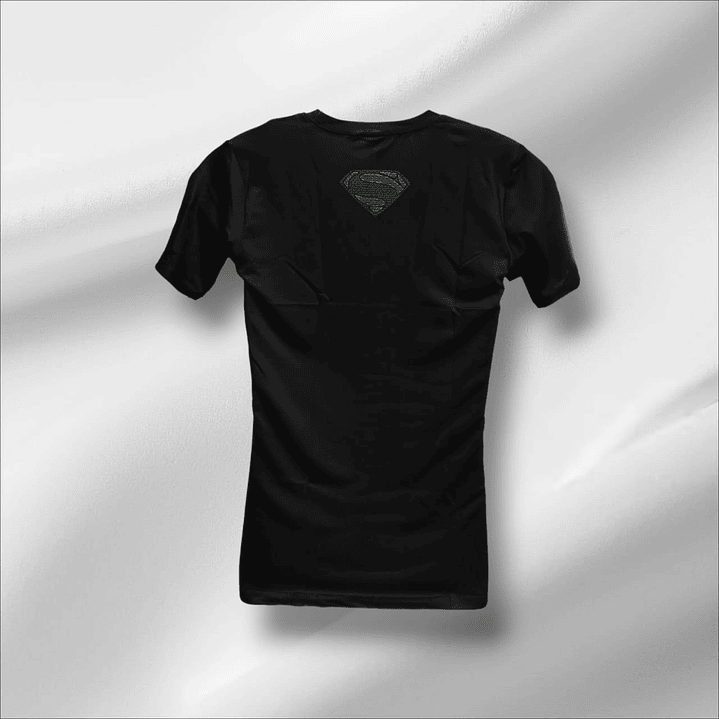 Super Man Black M/corta 2