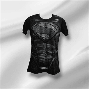 Super Man Black M/corta