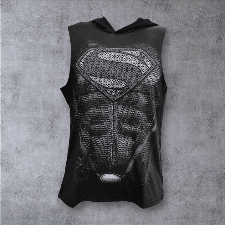 Musculosa Superman Black 1