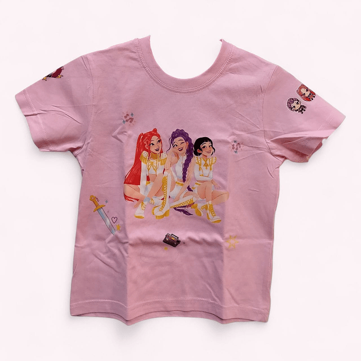 Polera guerreras K-pop Dorada  1