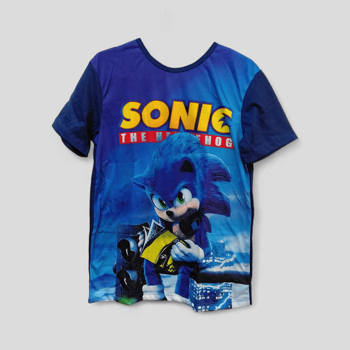 Polera Sonic The Hedgehog 1