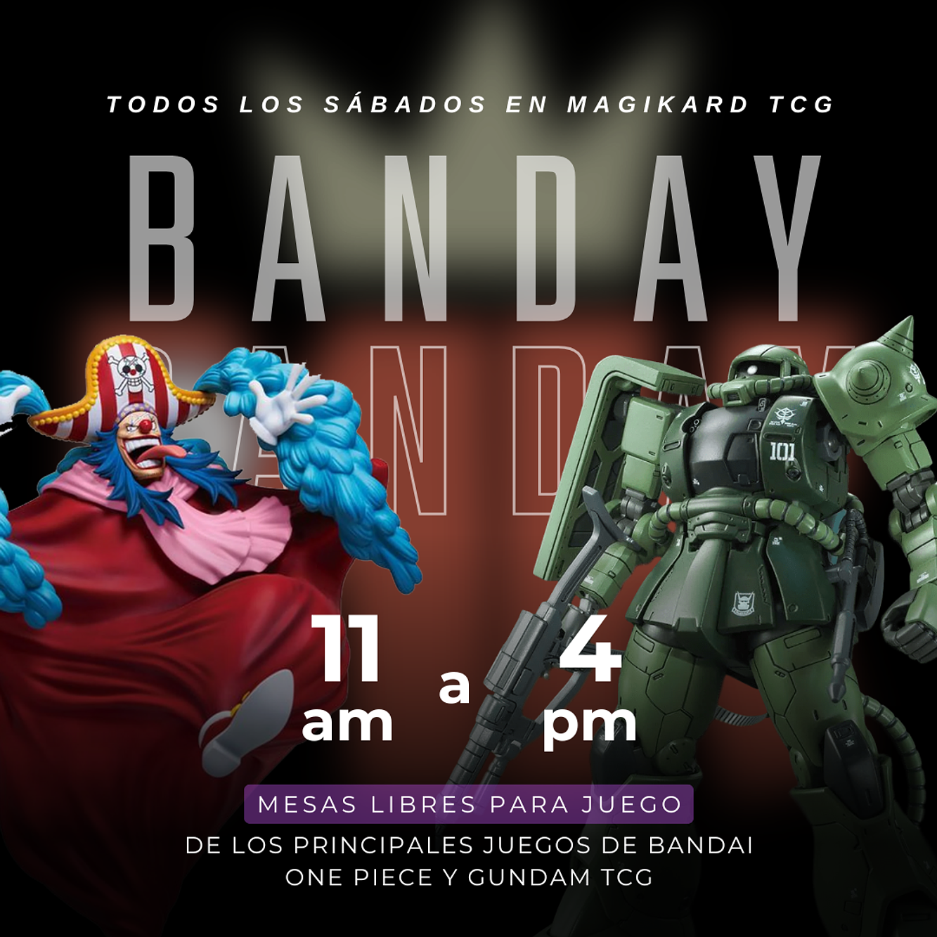BANDAY - DIA DE JUEGOS GRATIS DE BANDAI 1