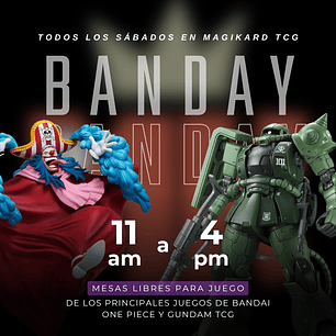 BANDAY - DIA DE JUEGOS GRATIS DE BANDAI