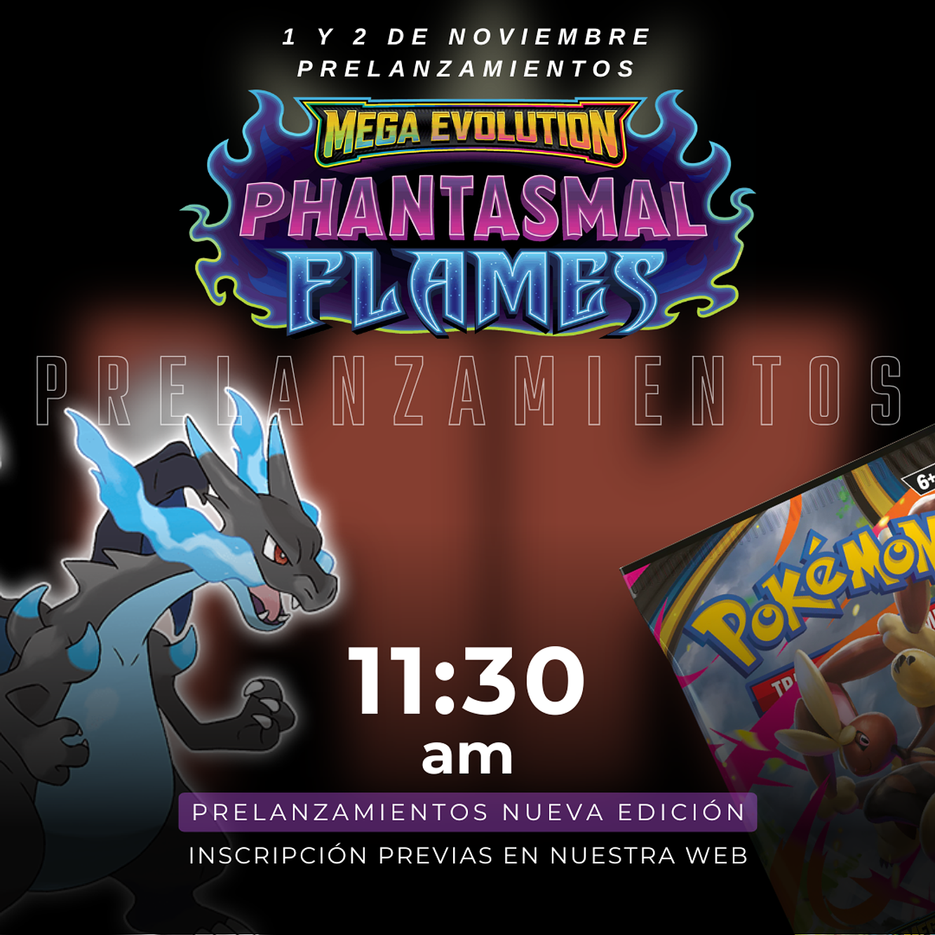 Prelanzamientos Phantasmal Flames Magikard TCG 1