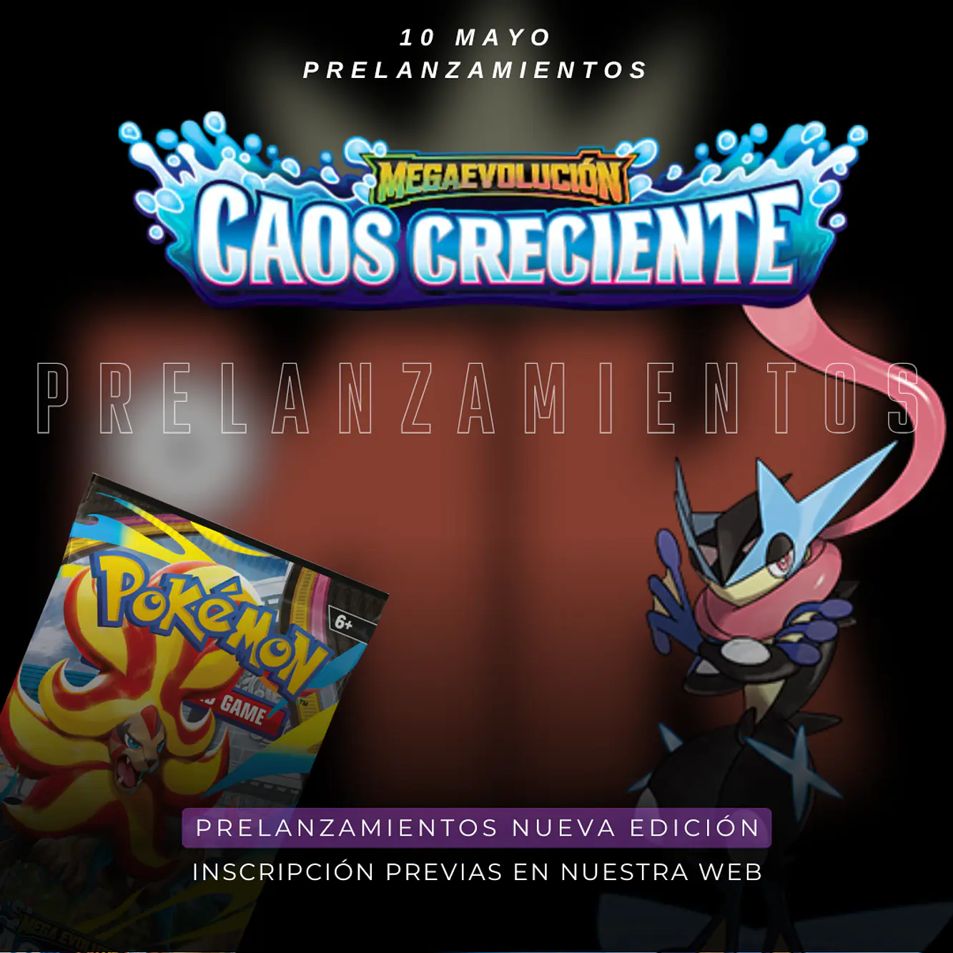 Prelanzamientos Caos Crecienter Magikard TCG 1