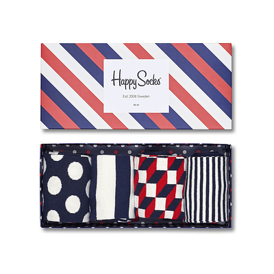 Stripe Gift Box x4 