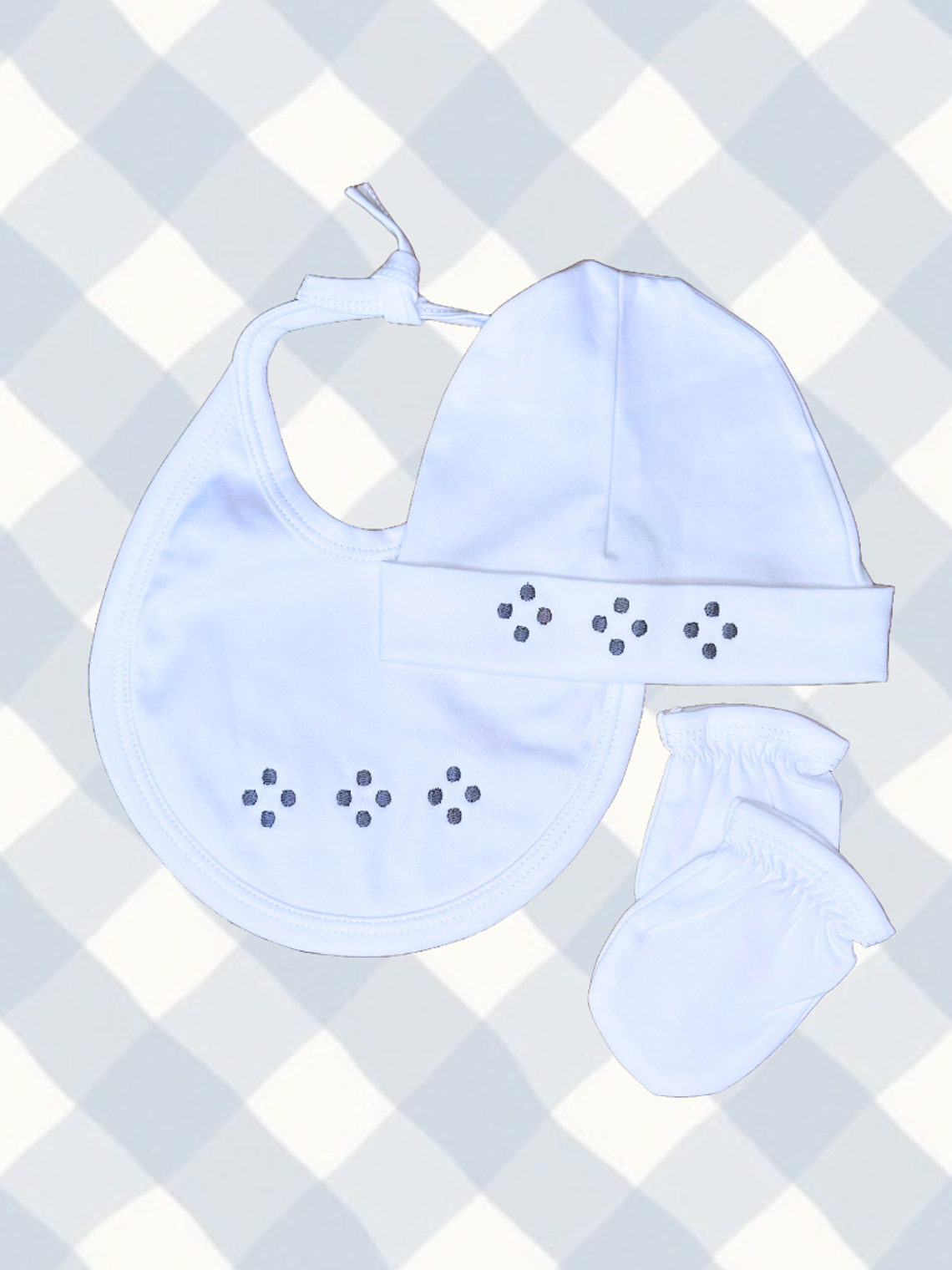 Pack Recién Nacido Con Bordado 2