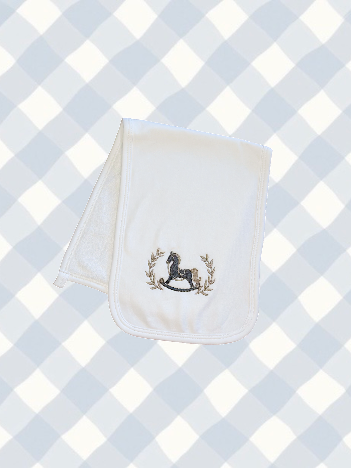 Hombrera Algodón Pima Caballo Gris 1