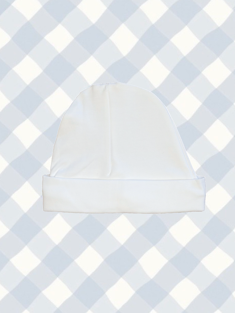 Gorro Algodón Pima Blanco 1