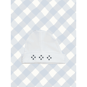 Gorro Algodón Pima Puntitos