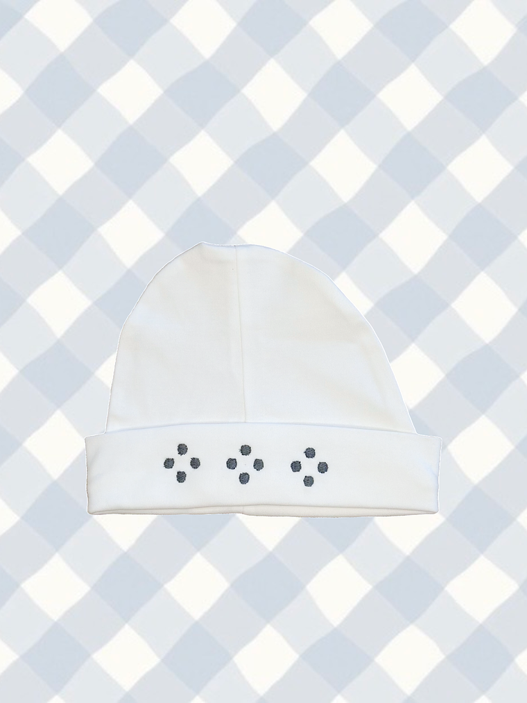 Gorro Algodón Pima Puntitos 1