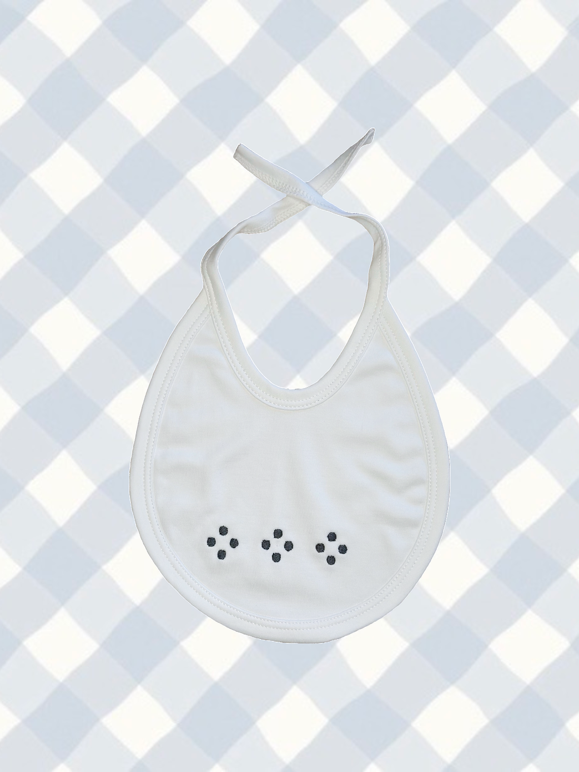 Babero Algodón Pima Puntitos 1