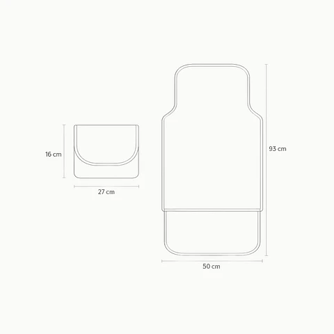 Mudador Portátil Vichy Beige