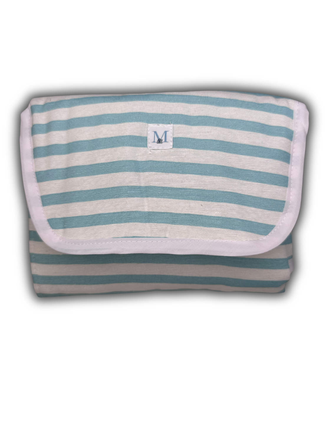 Mudador Portátil Líneas Verde 1